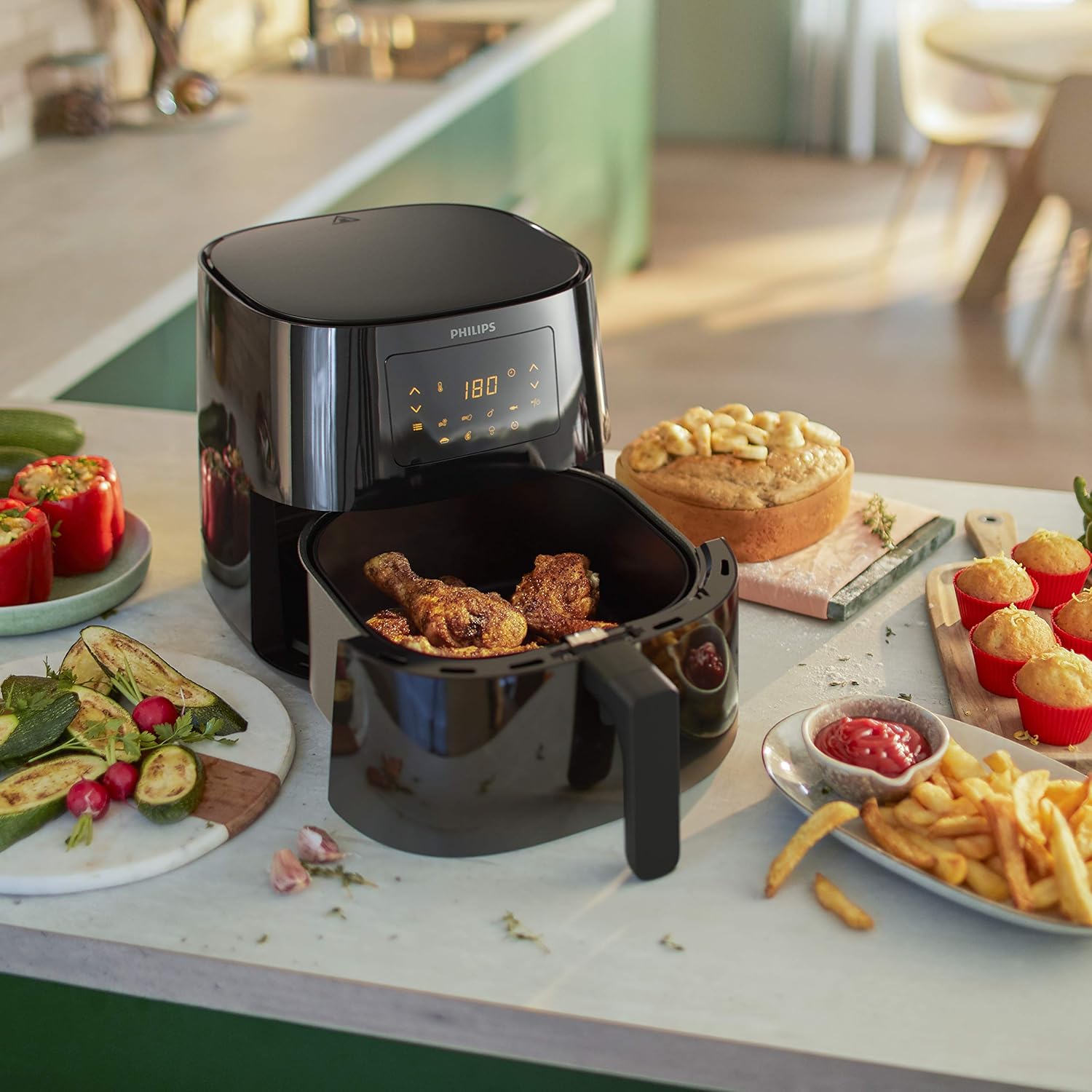 Philips - Digital Air Fryer HD9270/91