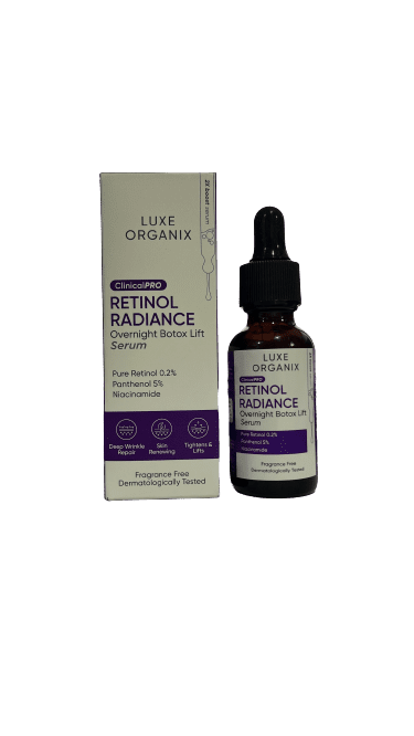 Luxe Organix - ClinicalPro Retinol Radiance Overnight Botox Lift Serum