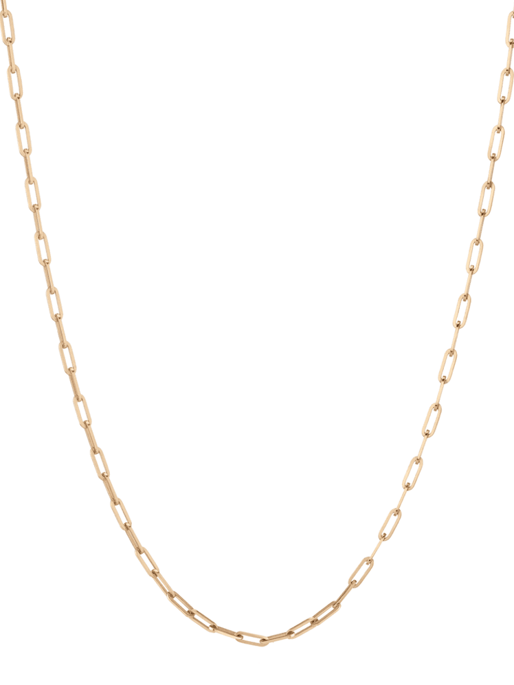Aurate - Medium Paperclip Chain Anklet