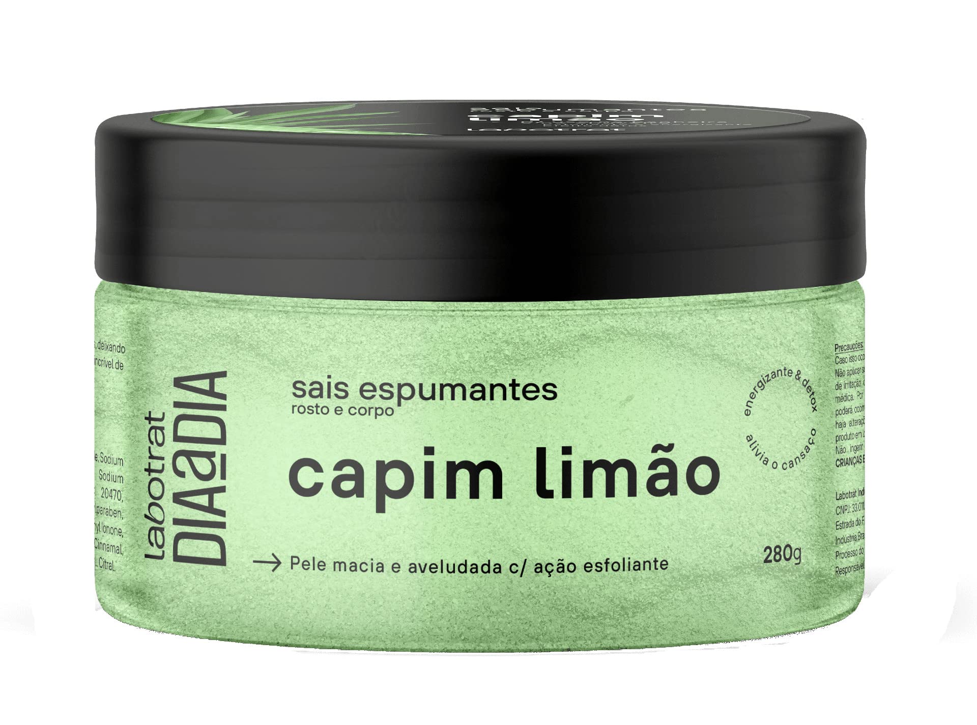 Labotrat - Sais de Banho Esfoliante Capim Limão