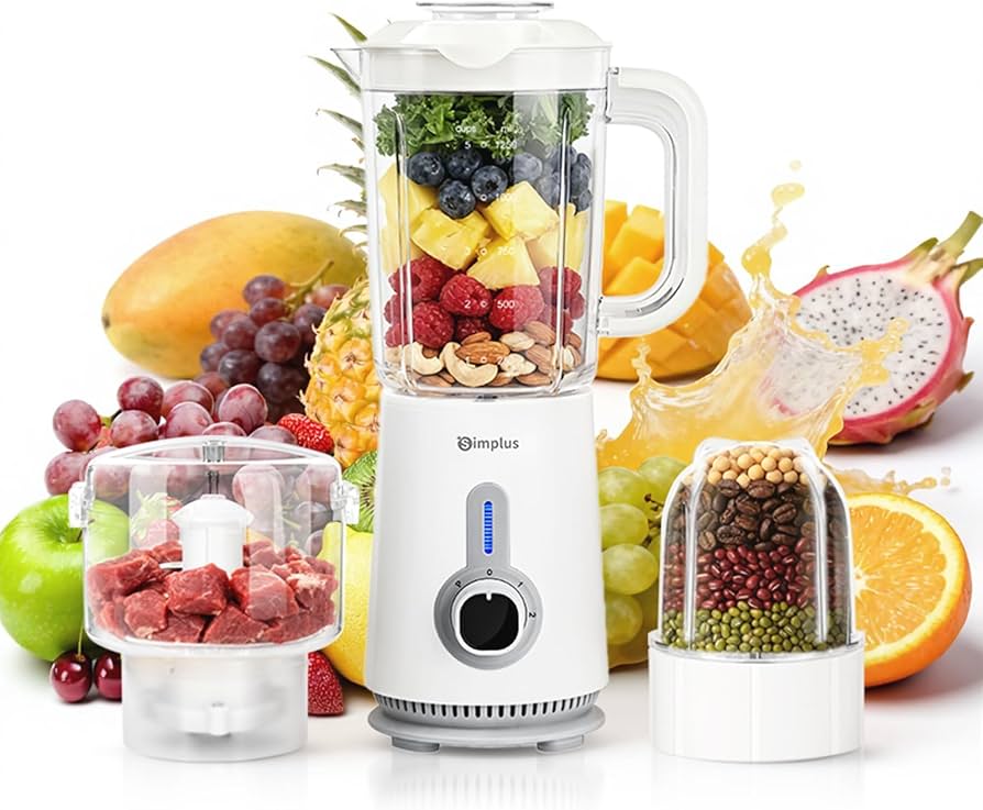 Simplus - 5-in-1 Multi-Functional Food Processor