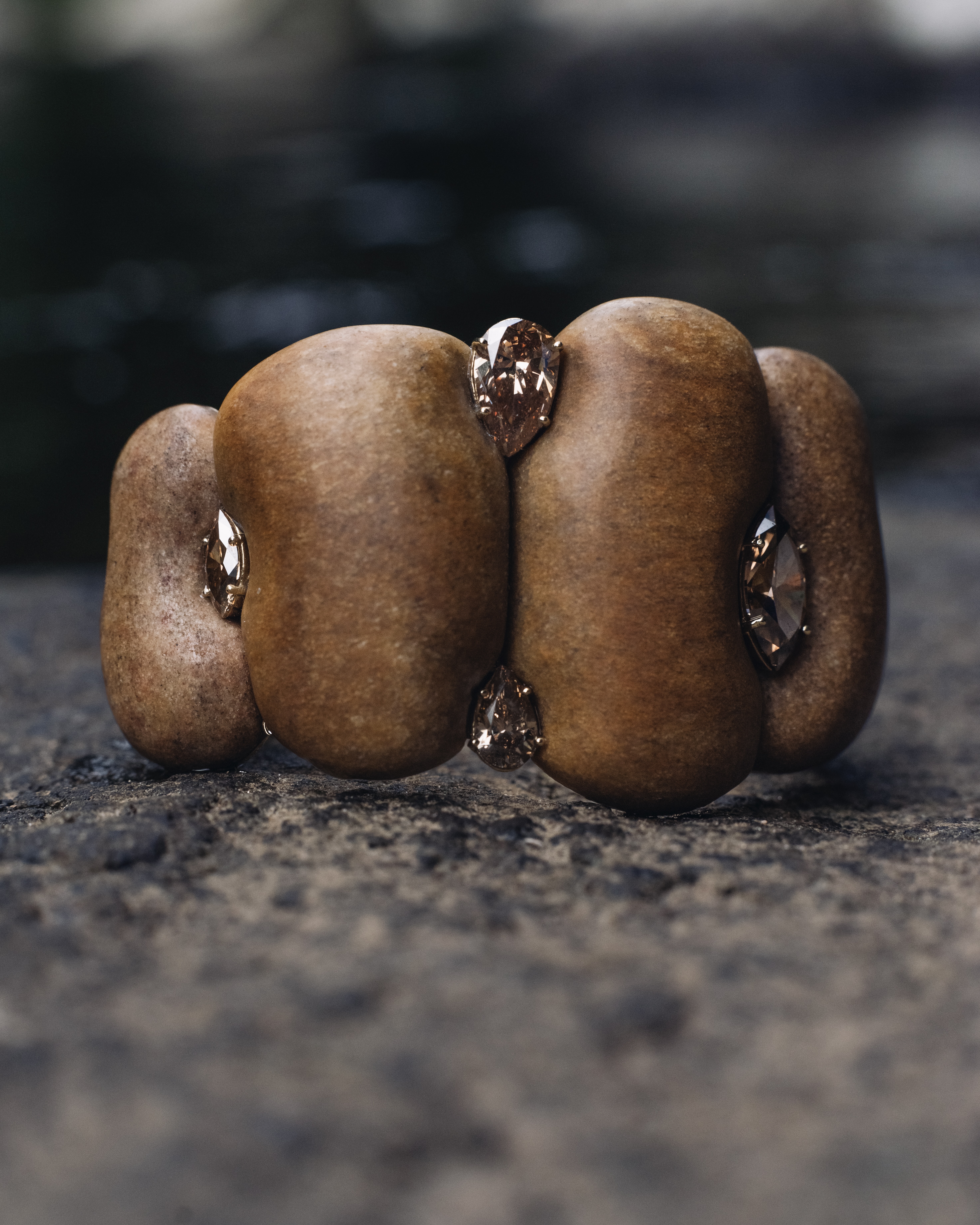 Fernando Jorge - High Surround Earrings (with Malachite and Emerald)