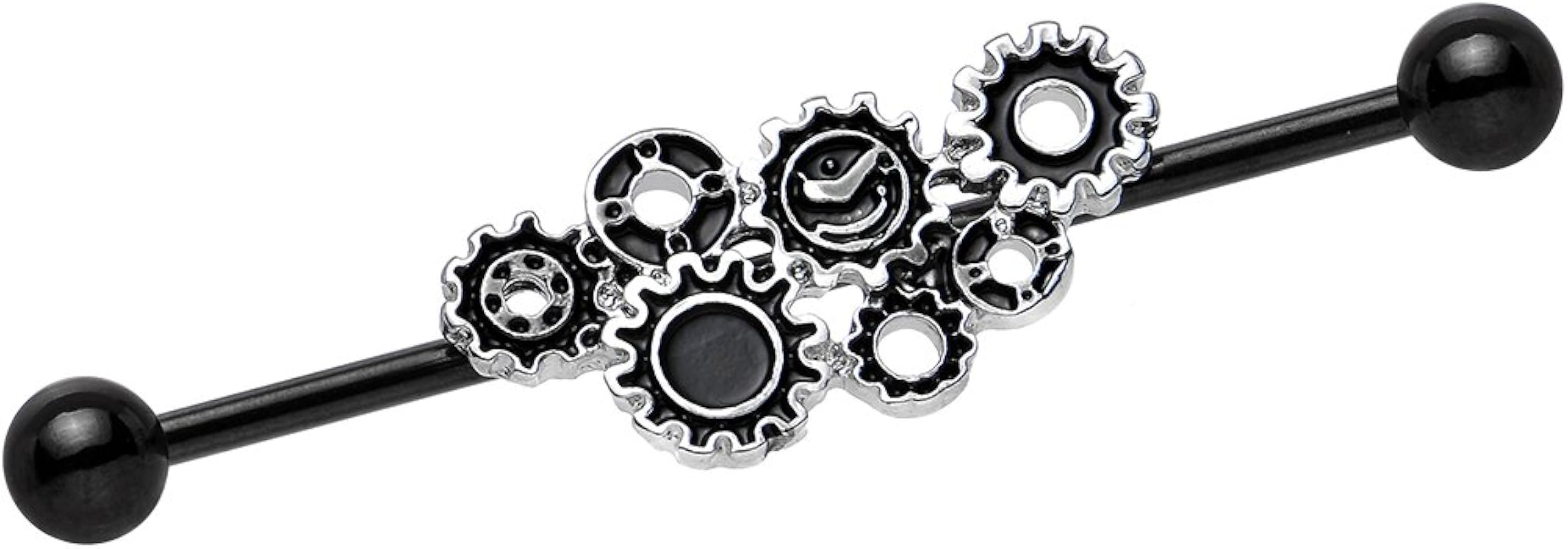 Body Candy - Two Tone Industrial Barbell