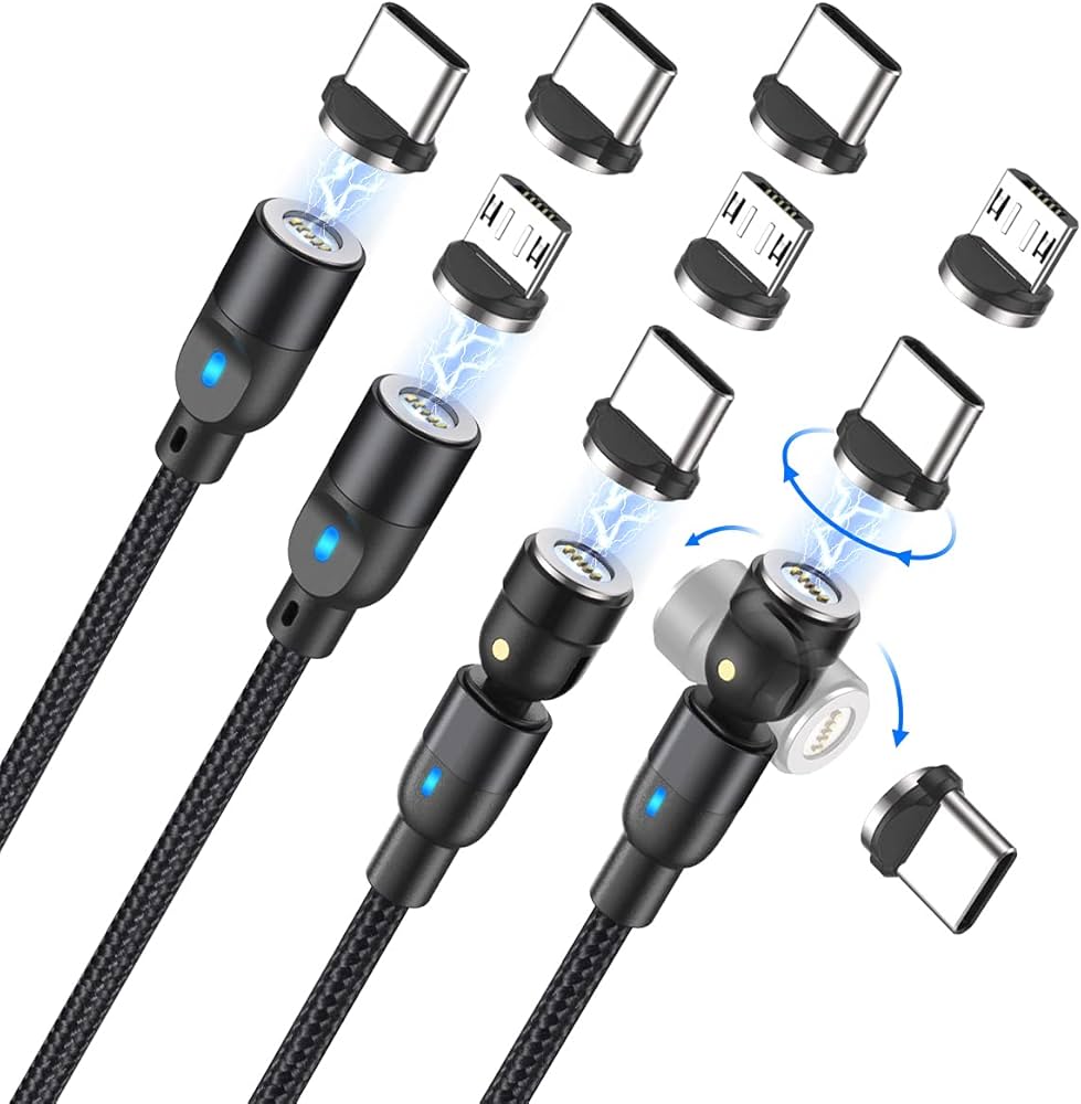 Slim Company - Cable Magnético De Carga Rápida 3 En 1