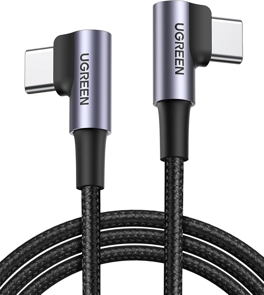 UGREEN - 90 Degree USB C to USB C Cable