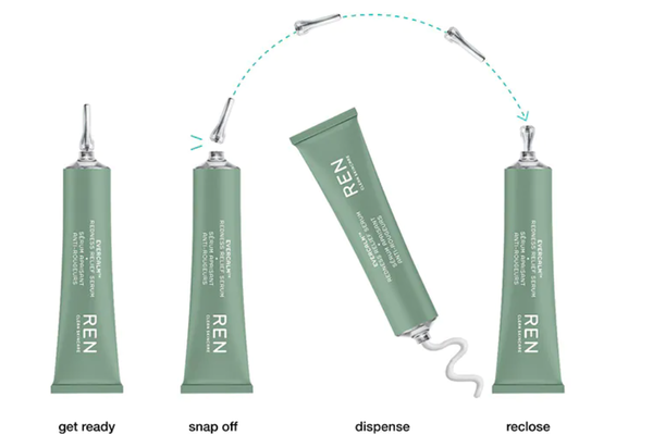 REN Clean Skincare - Mono-material aluminum sample tube