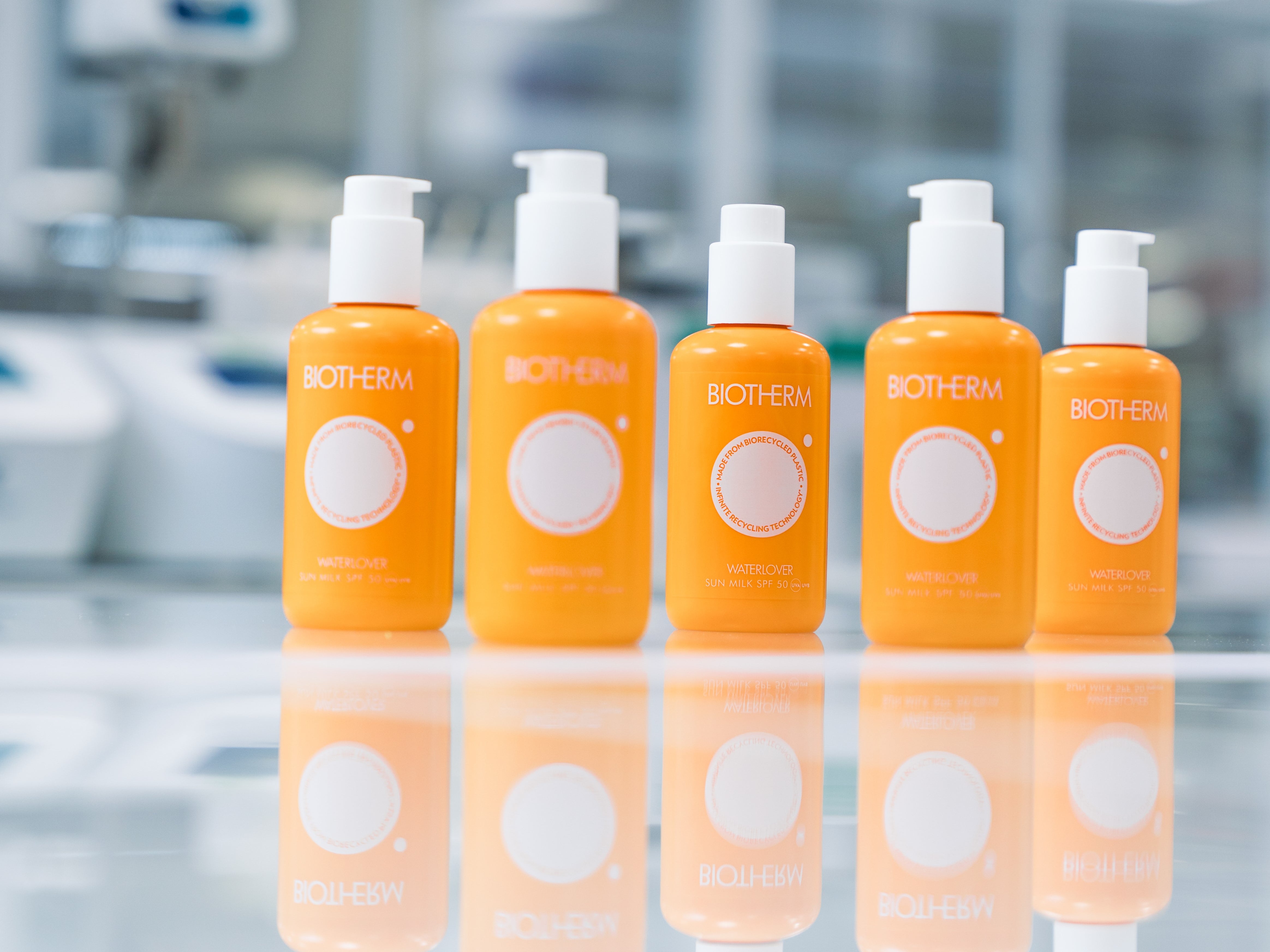 Biotherm - To be launched in 2025 in a bottle made with Carbios' enzymatic recycling technology