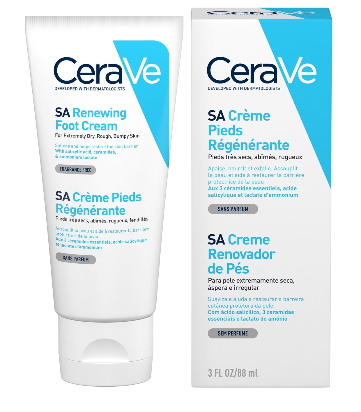CeraVe - SA Creme Renovador para os Pés