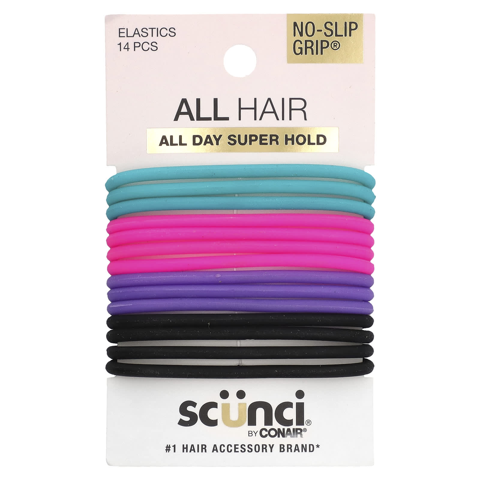 Scunci - Sports Hair Ties All-Day Superhold