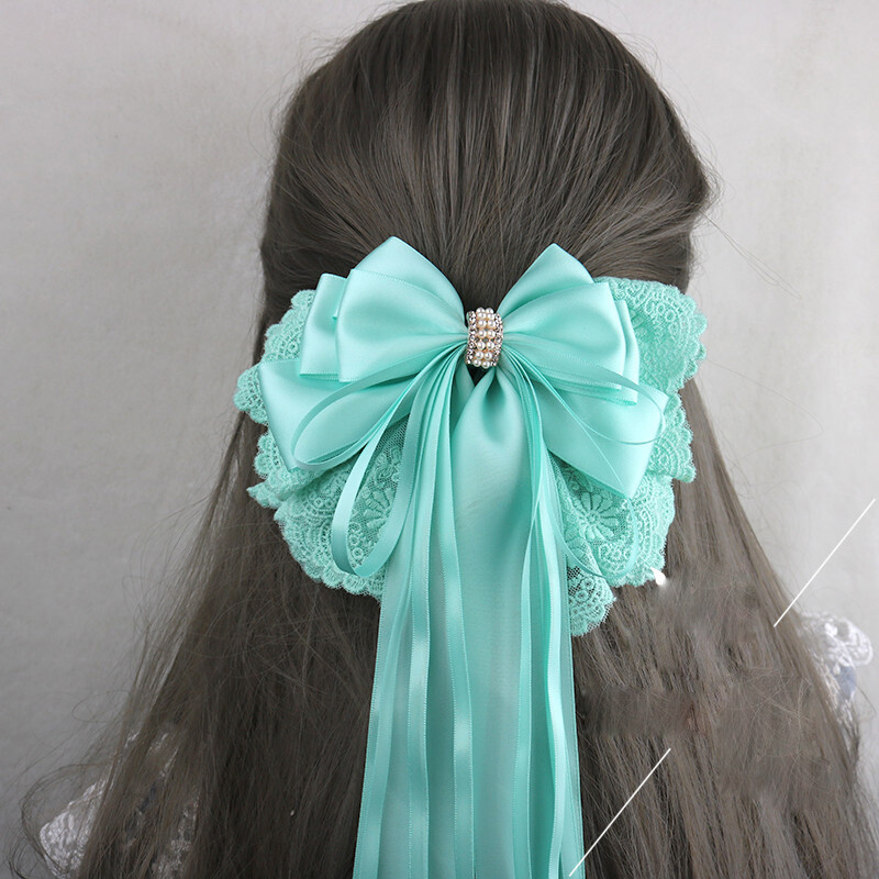 JUST G - Lace Bow Hair Clip