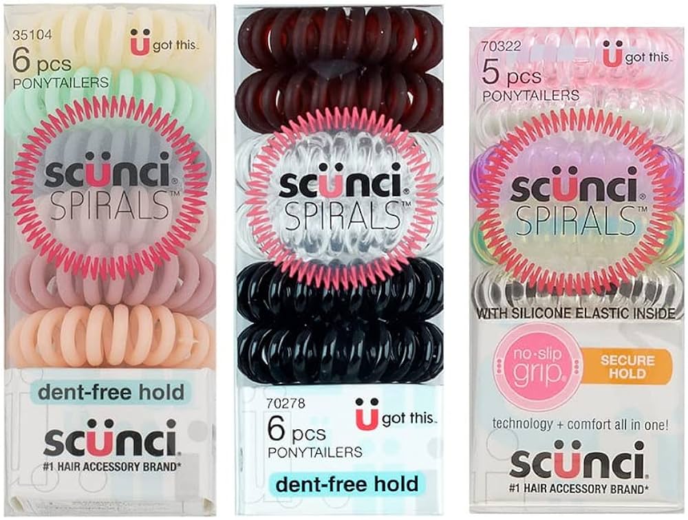 Scunci - Ligas Spirals Multicolor