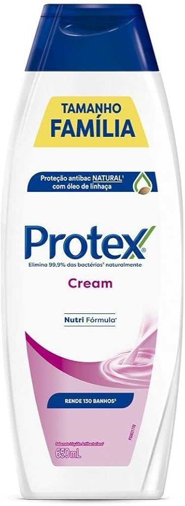Protex - Sabonete Líquido Protex Cream Antibacteriano Tamanho Família 650ml
