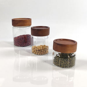 Euro Home - Conjunto Pote Hermético de Vidro (Various sets available, e.g., 3-piece set)