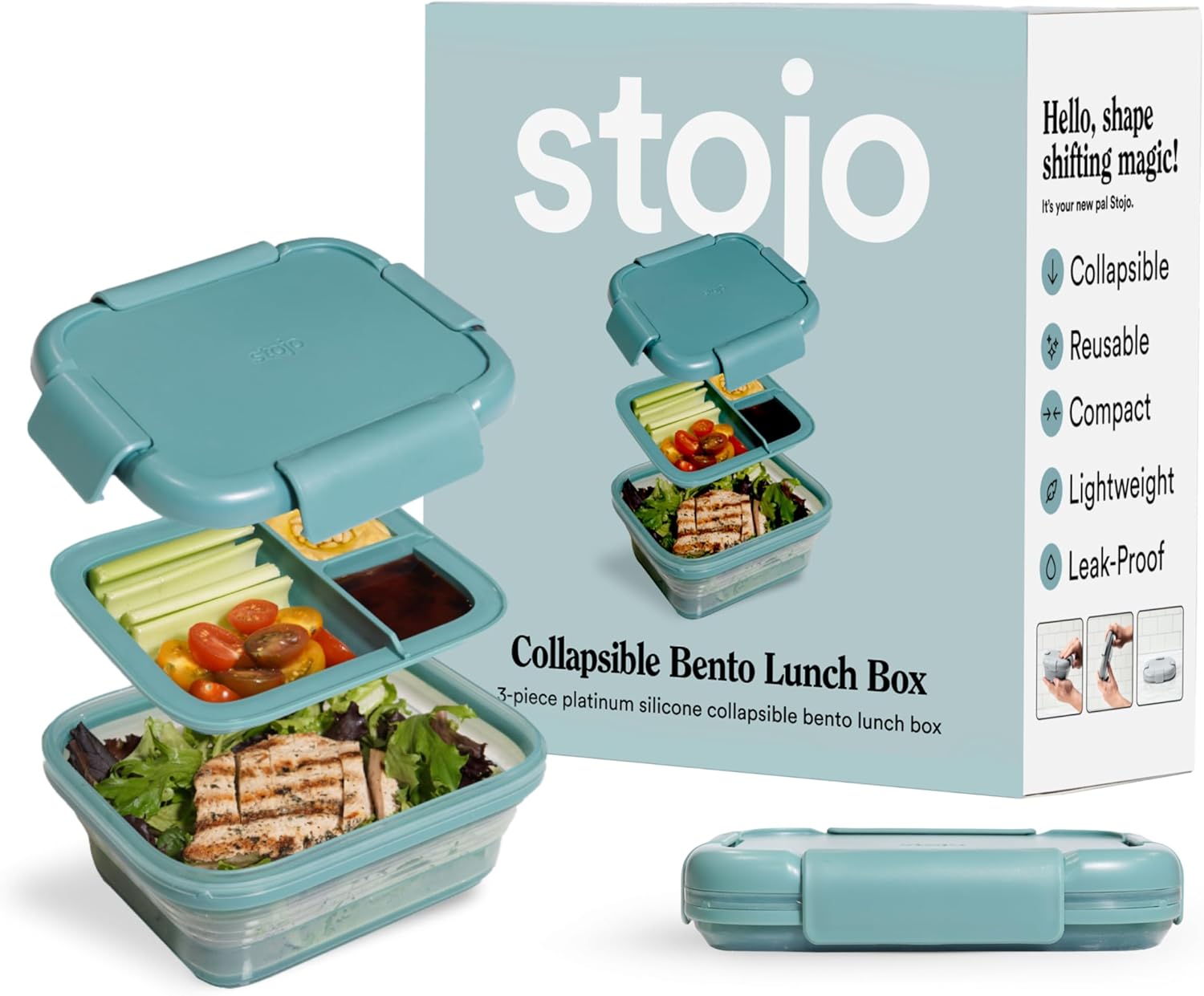 Stojo - Collapsible Bento Box