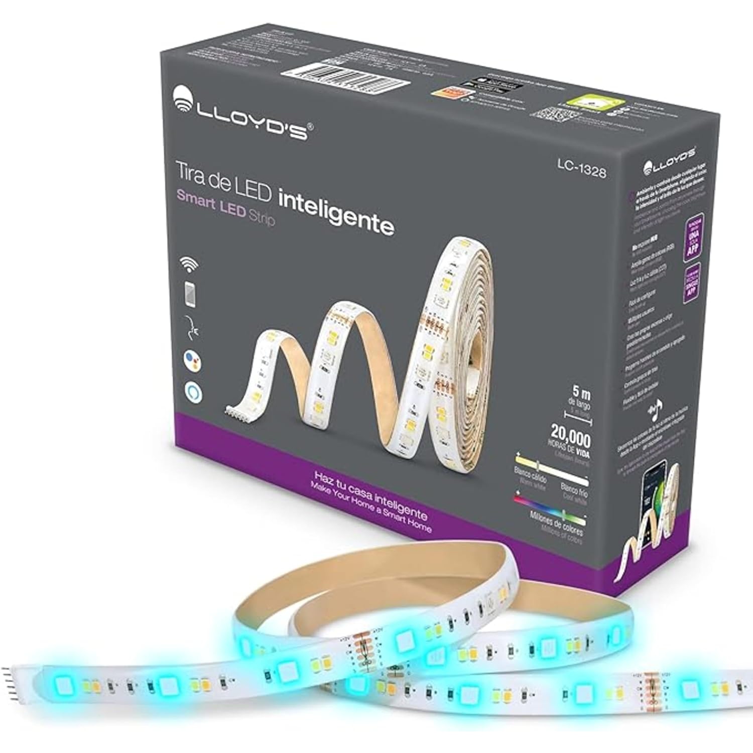 Lloyd's - Smart LED Strip 5m RGB+CCT (LC-1328)