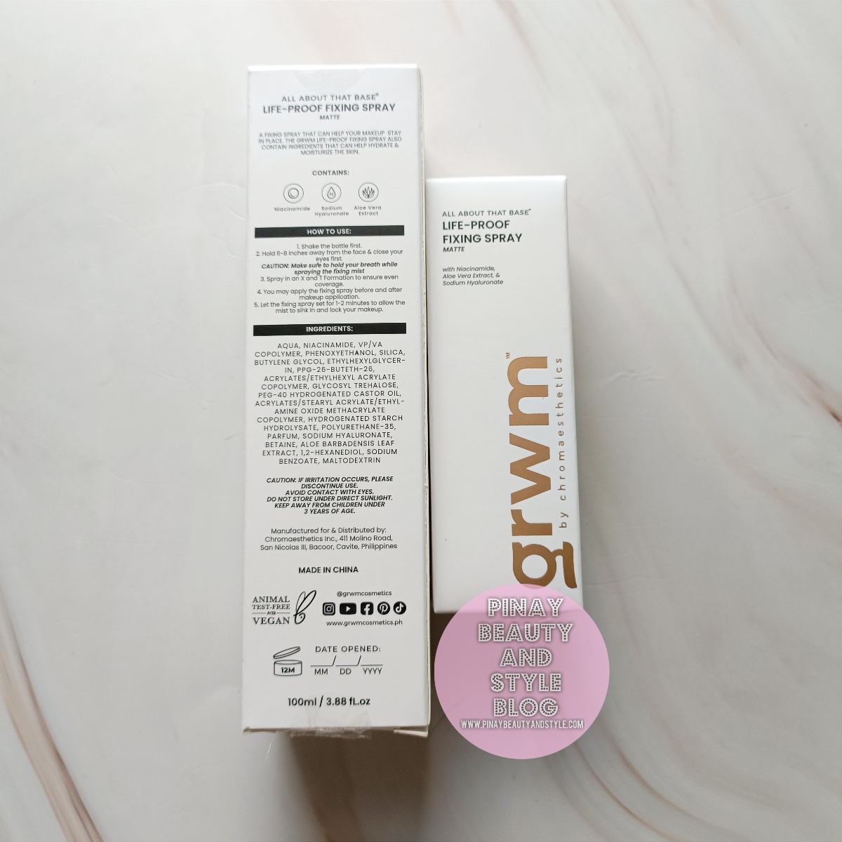 GRWM Cosmetics - Life-Proof Fixing Spray