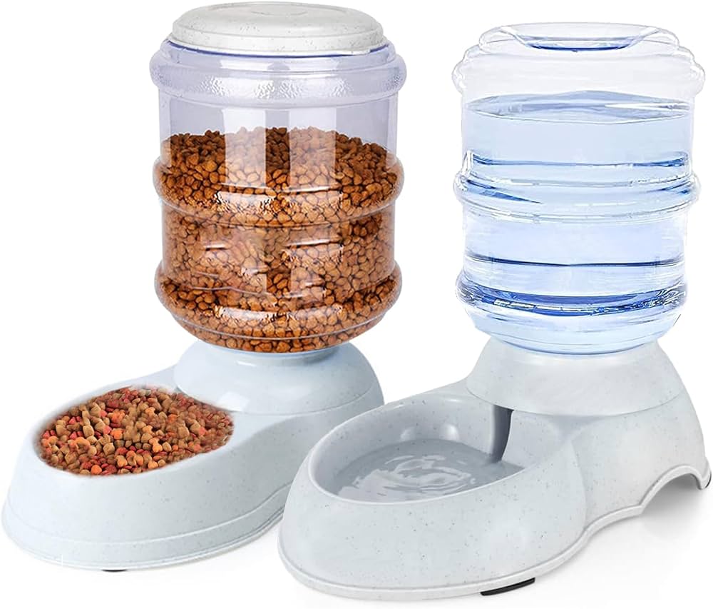 Leptzoa - Dog Food and Water Dispenser Set