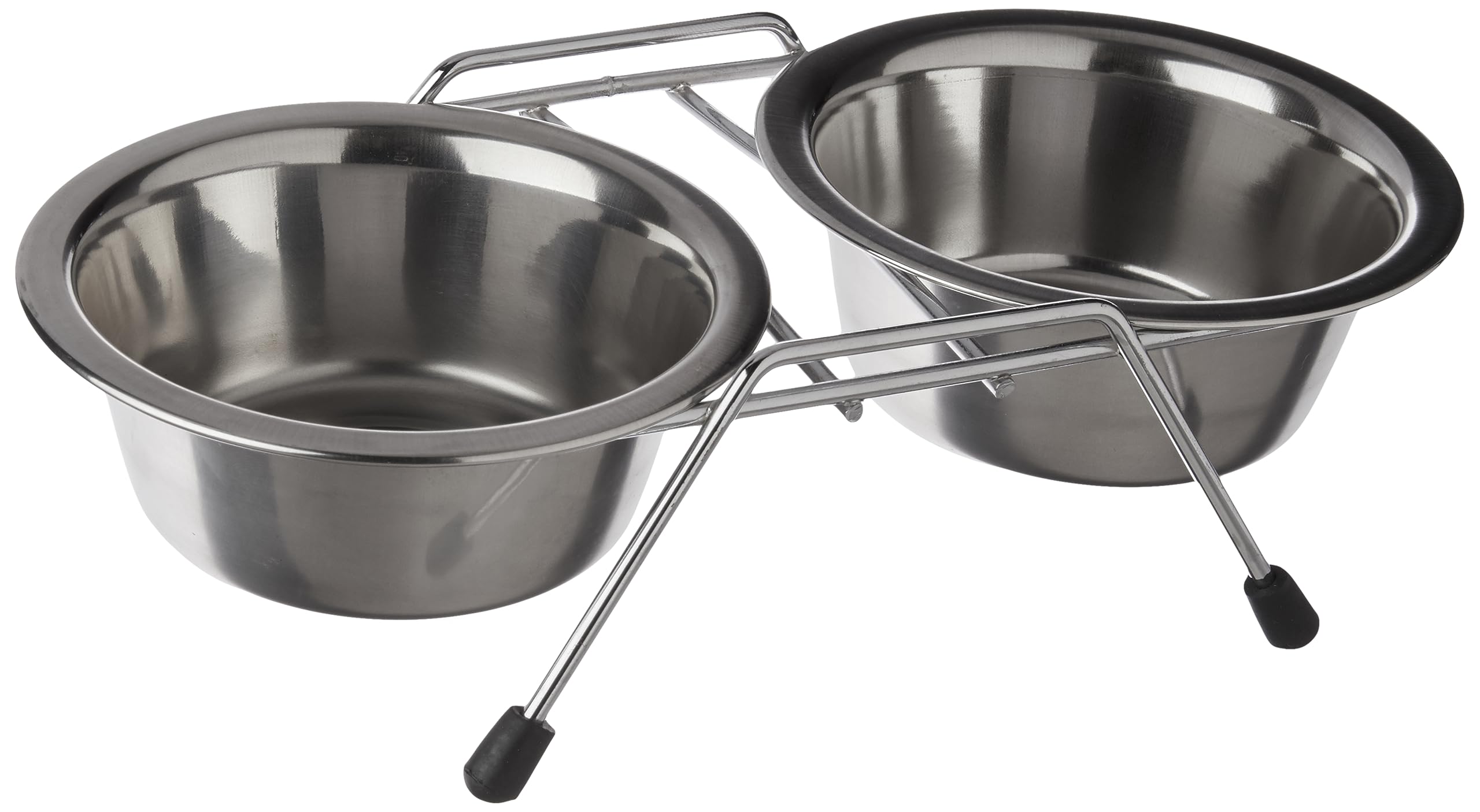 Chalesco - Comedouro Duplo (Cromado)