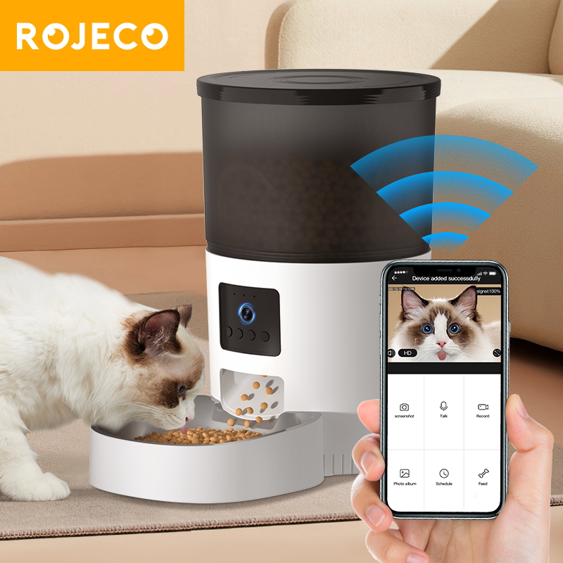 Rojeco - 3L Automatic Cat Feeder with Camera