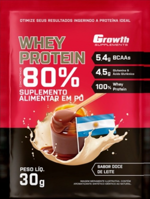Growth Supplements - Whey Protein Concentrado - Doce de Leite