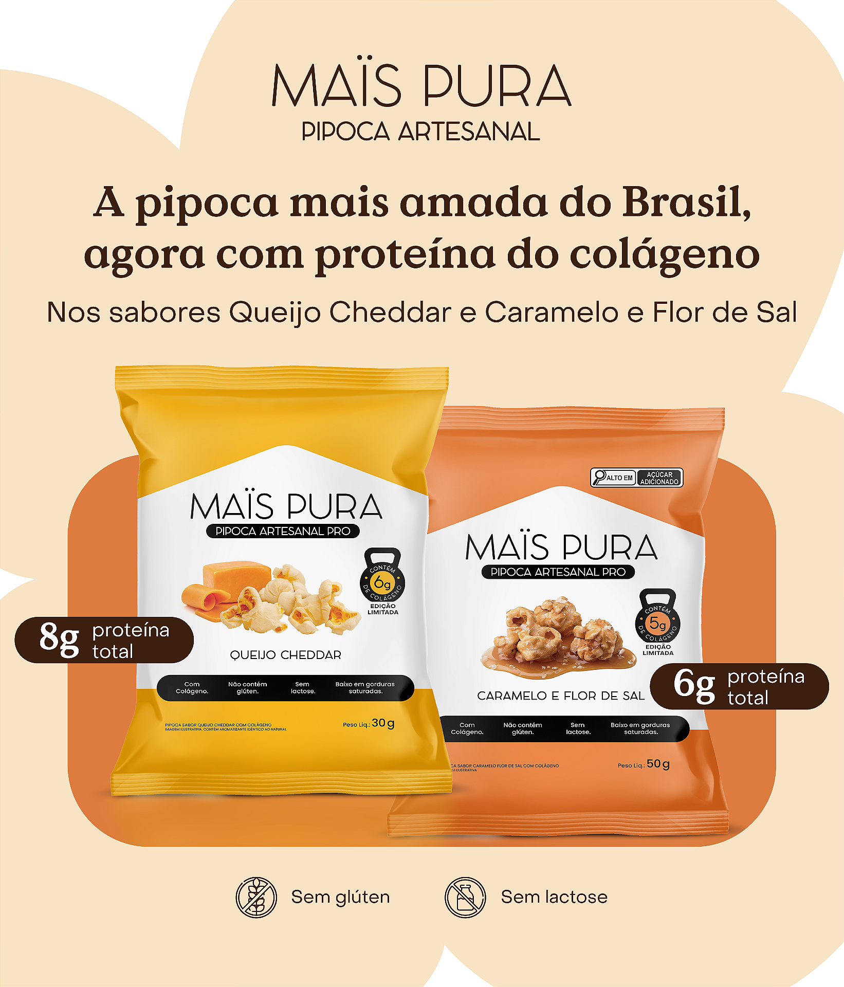 Maïs Pura - Maïs Pura Pro Sabor Queijo Cheddar