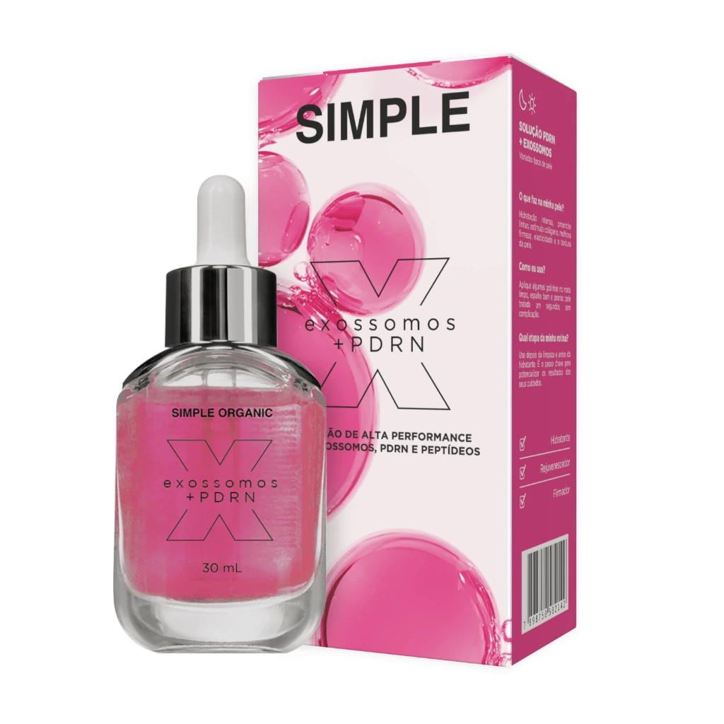 Simple Organic - Solução Exossomos + PDRN
