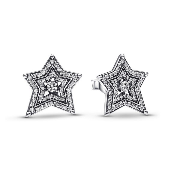Pandora - Shining Celestial Star Stud Earrings