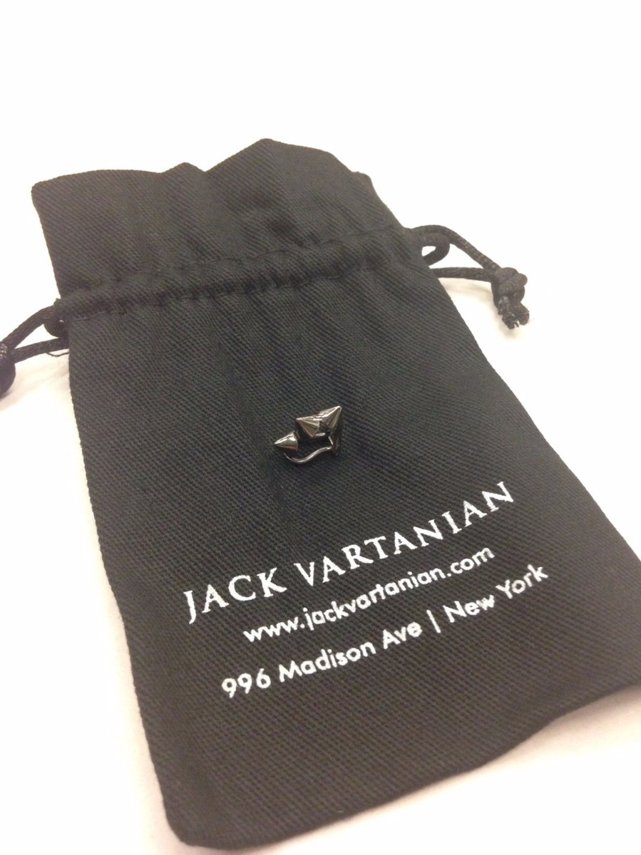 Jack Vartanian - Star Diamond Stud Earring with Black Diamonds