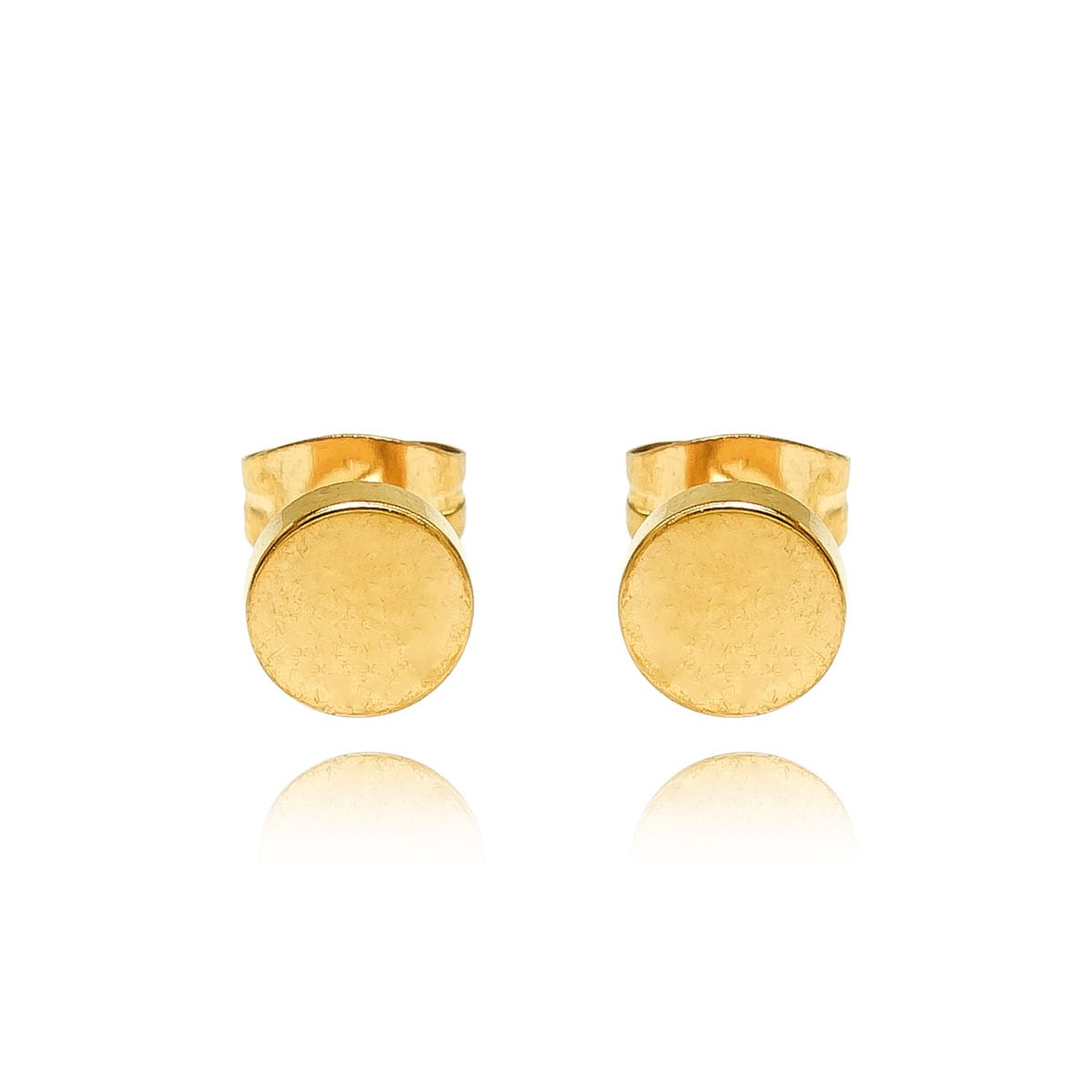 Imono Jewelry - Round Steel Stud Earrings 3MM