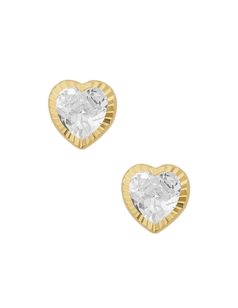 Sabelli - Broqueles de Oro 14k con Zirconia