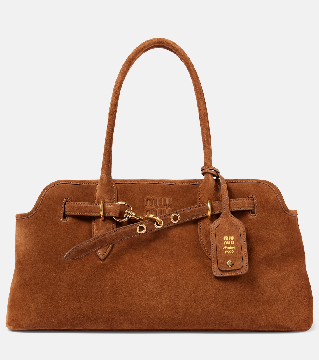 Miu Miu - Aventure Suede Shoulder Bag