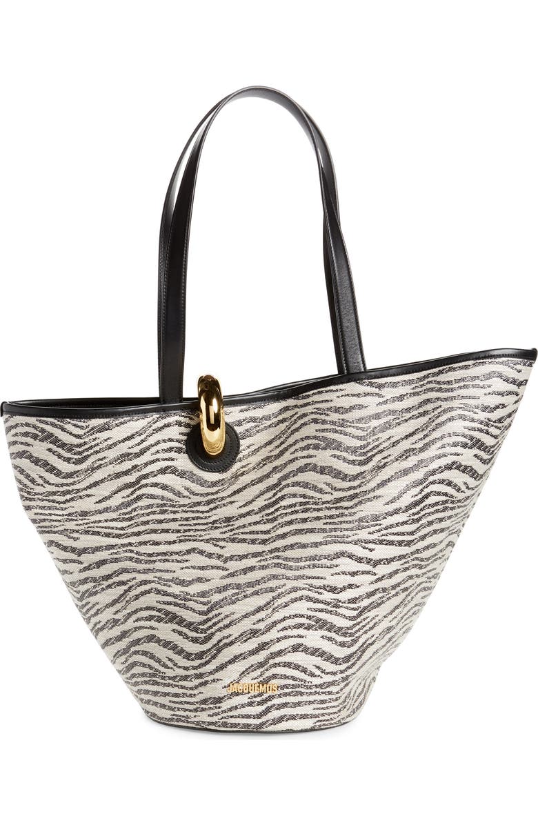 Jacquemus - Le Bambola Zebra Print Tote