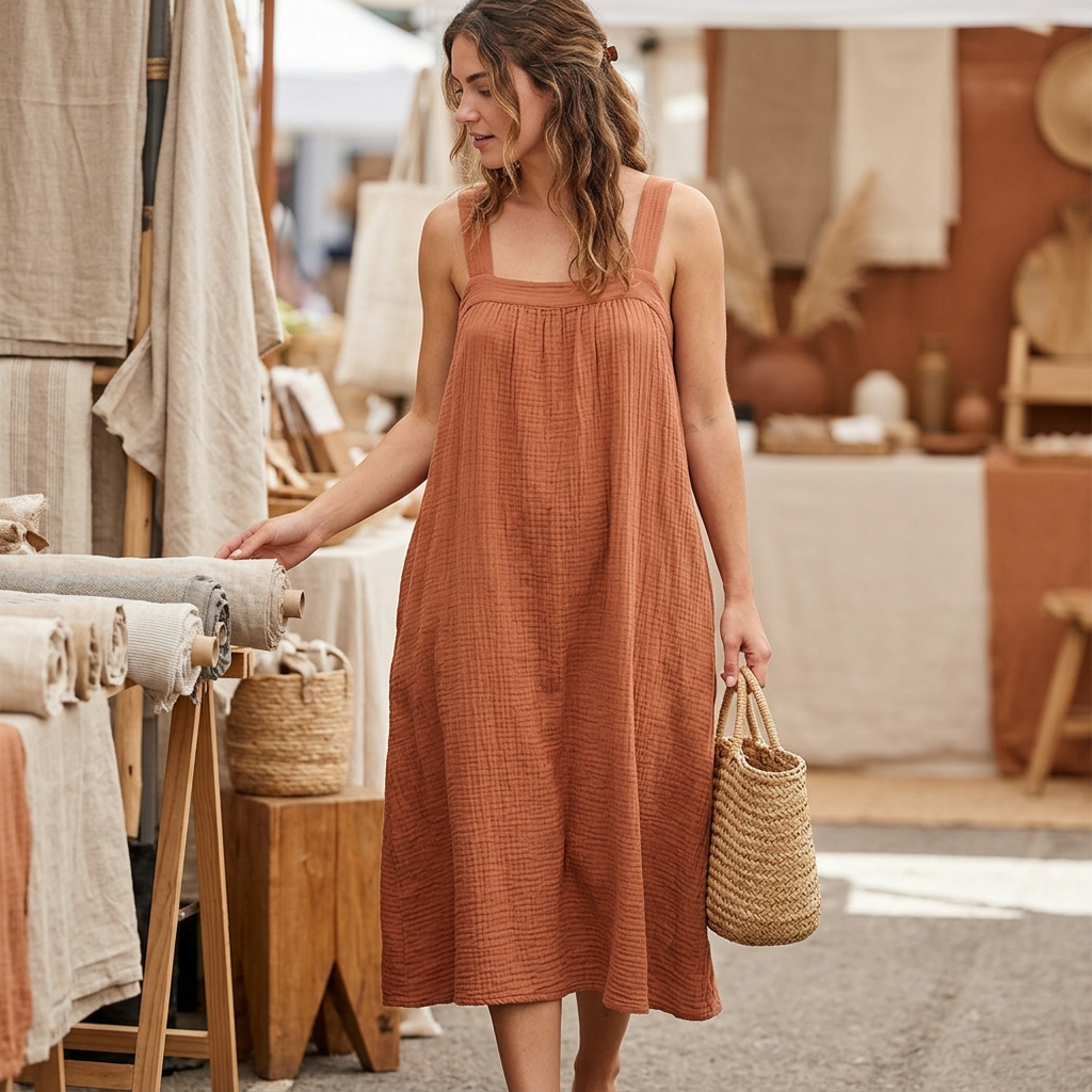 Textured Fabric Dresses