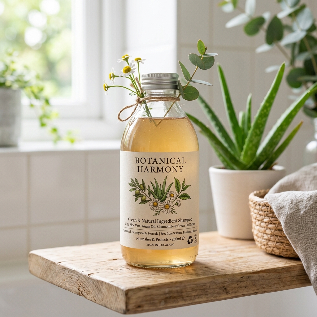 Clean & Natural Ingredient Shampoo