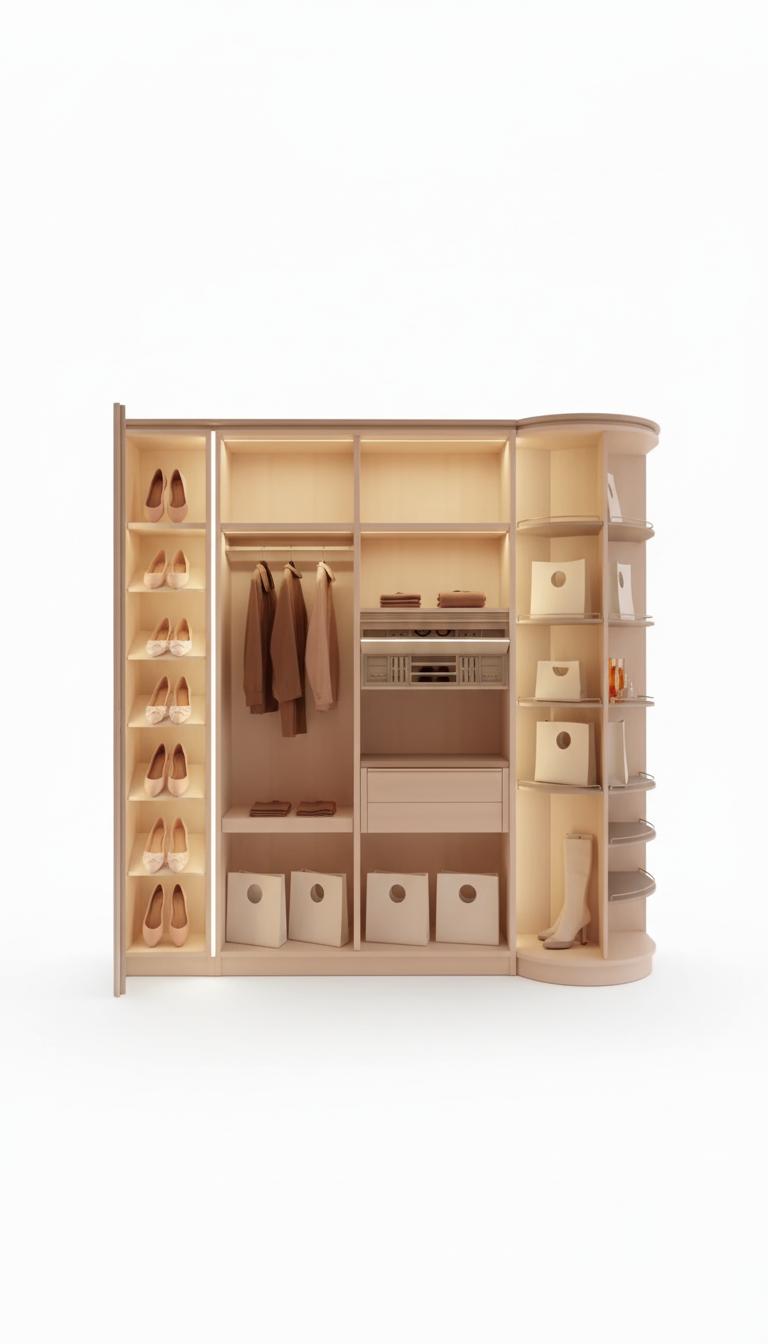 Modular LED smart closet Home Organization & Storage