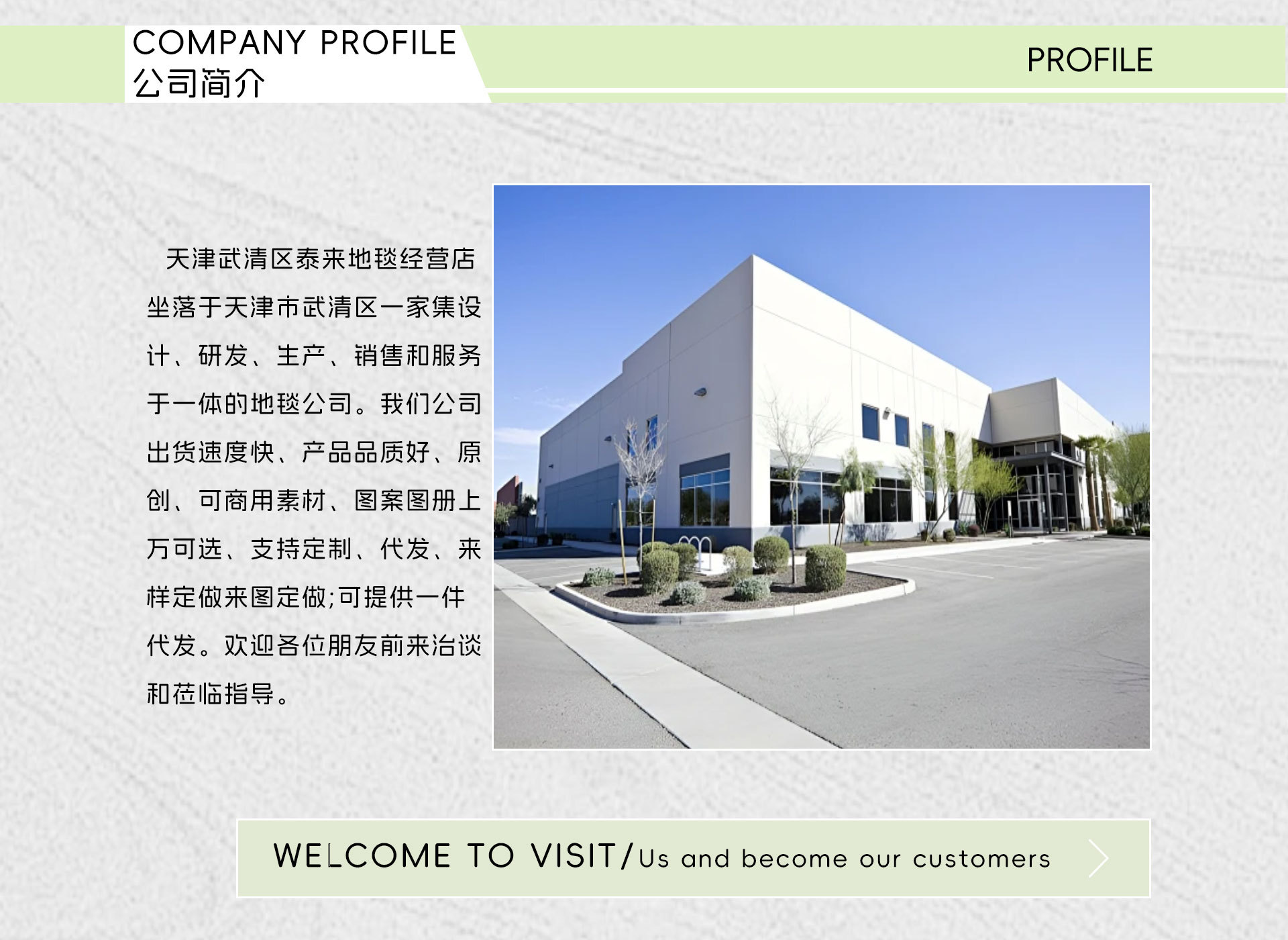 Tianjin Wuqing District Tailai Carpet Factory product 3