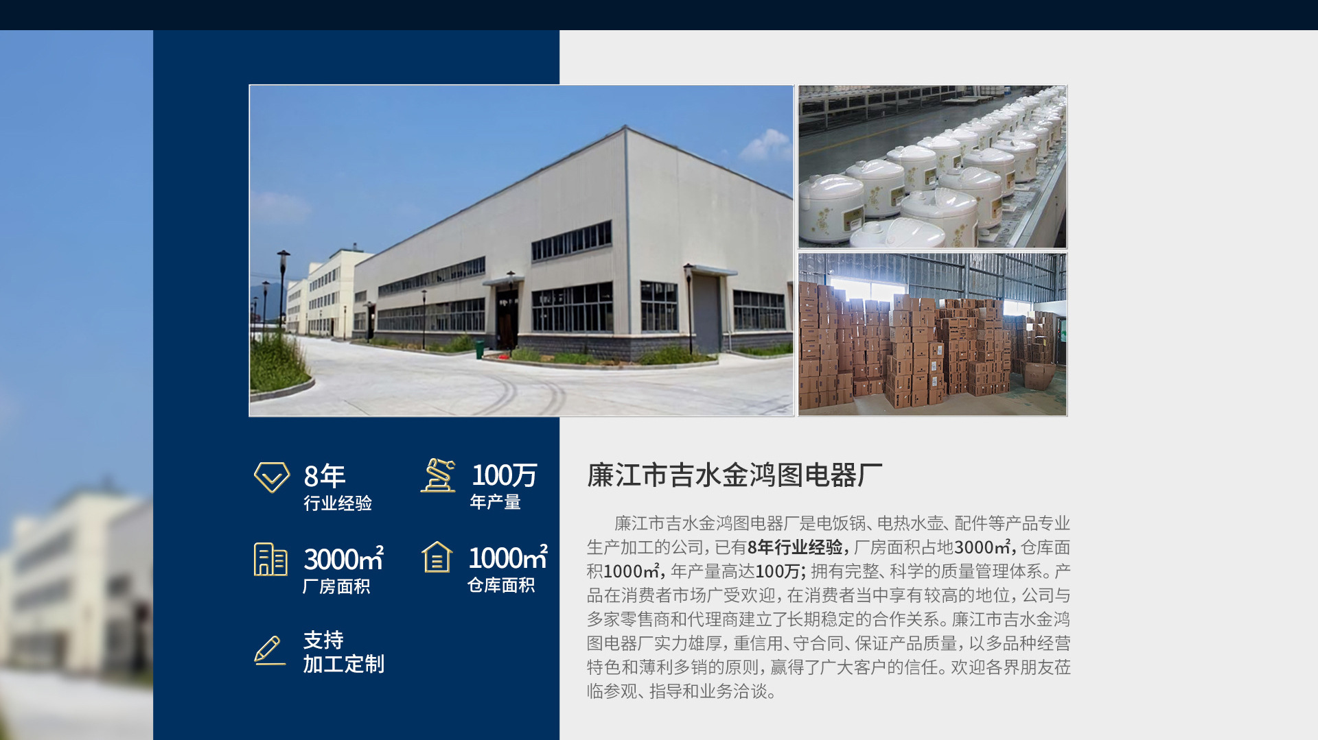 Lianjiang City Jishui Jinhongtu Electrical Appliance Factory product 1
