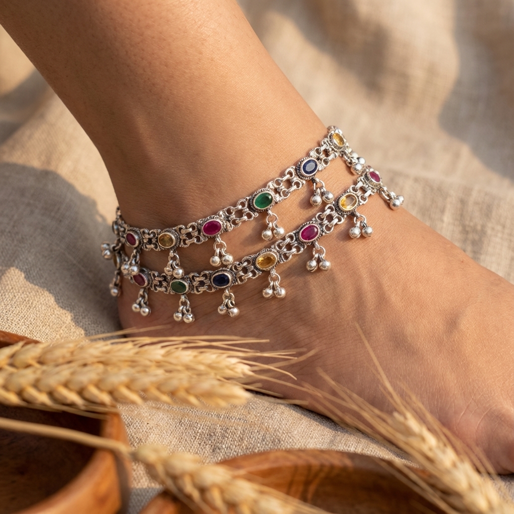 Colorful Stones Anklets product 3