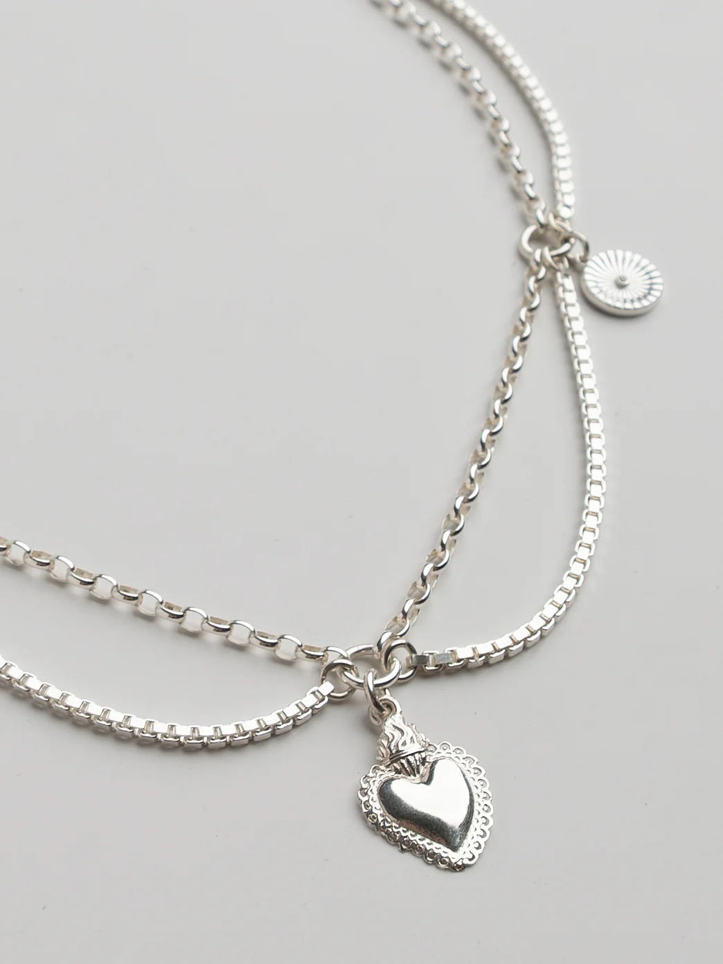 Layered Charm Anklets