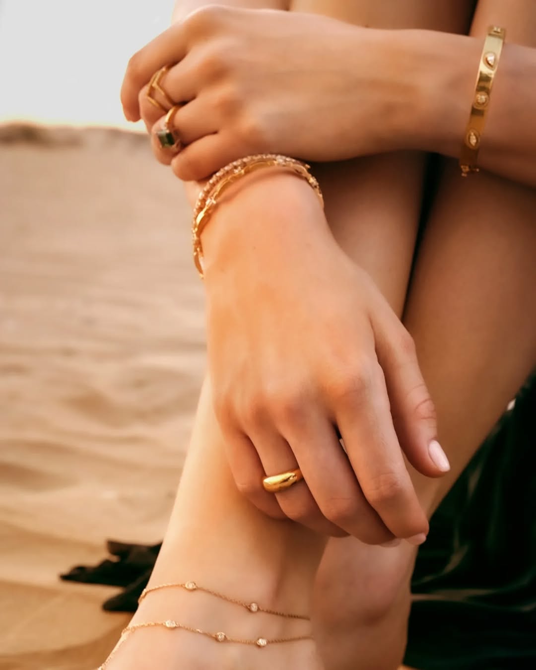 Minimalist Chains Anklets 4