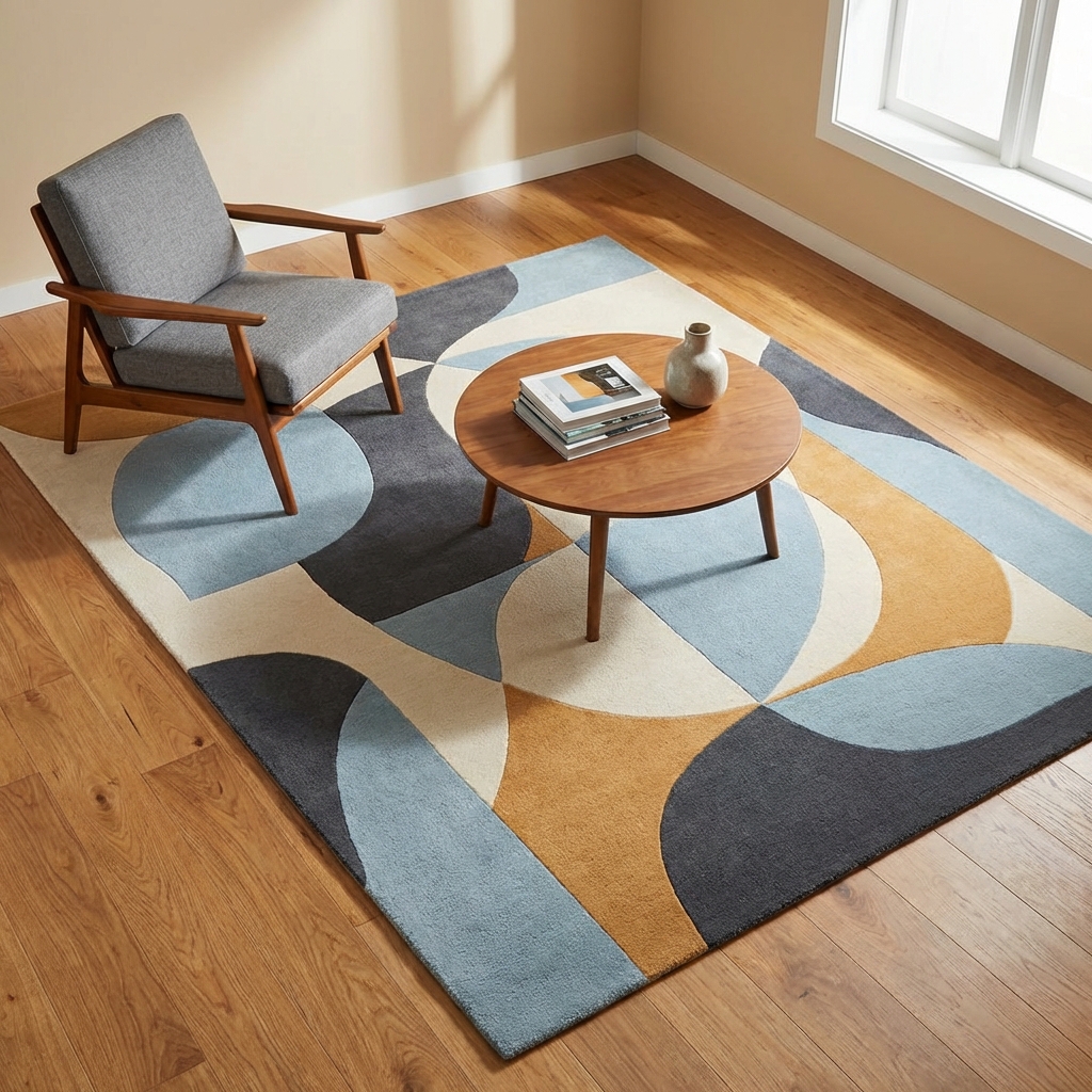 Geometric Modern Area Rug main image