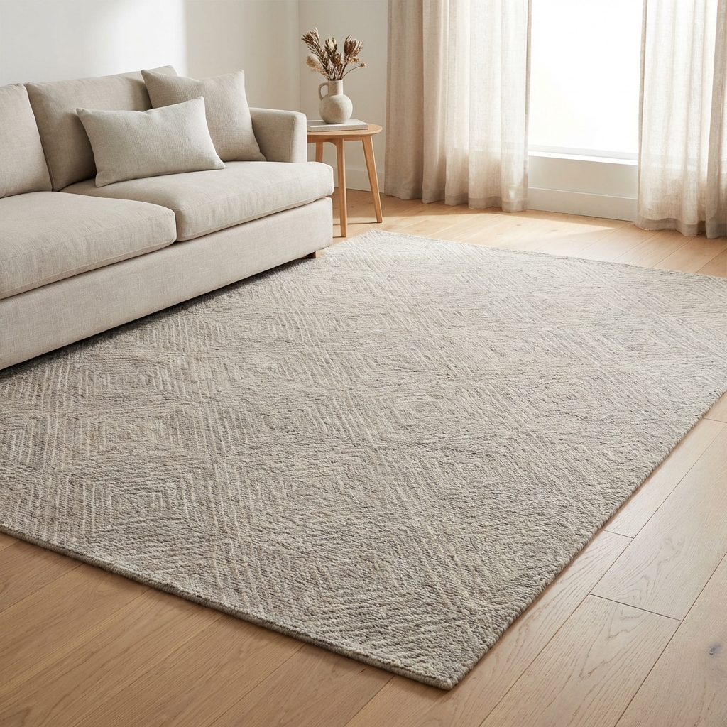 Minimalist Neutral Area Rug image 2