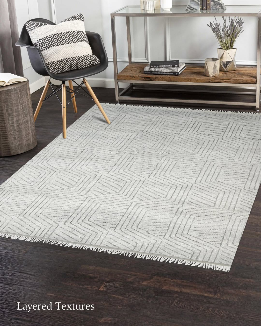 Textured Layers Area Rug 2