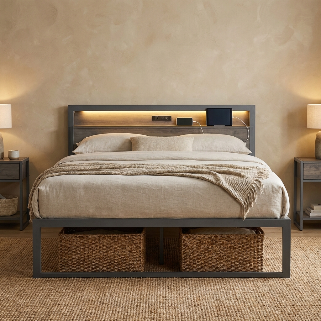 Functional Storage Bed Frame image 2