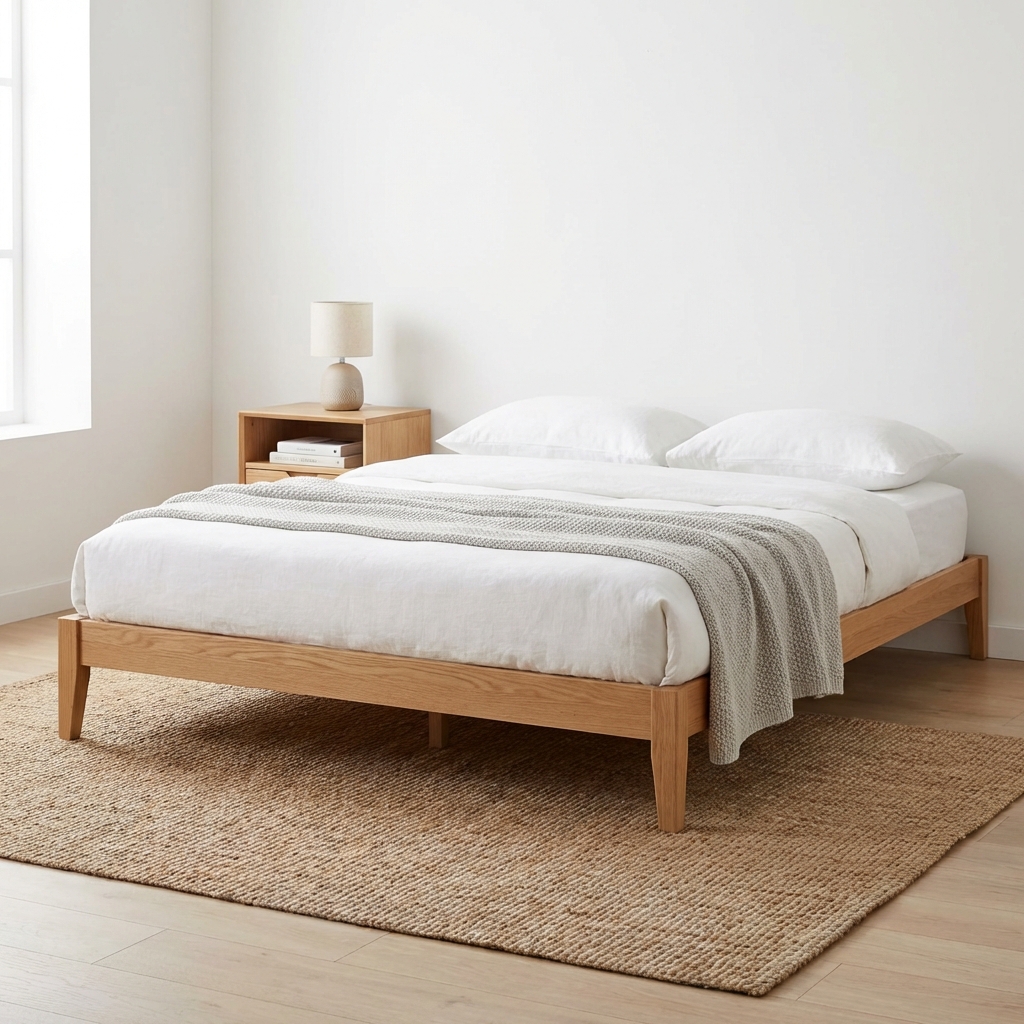 Scandinavian Minimalist Bed Frame image 3