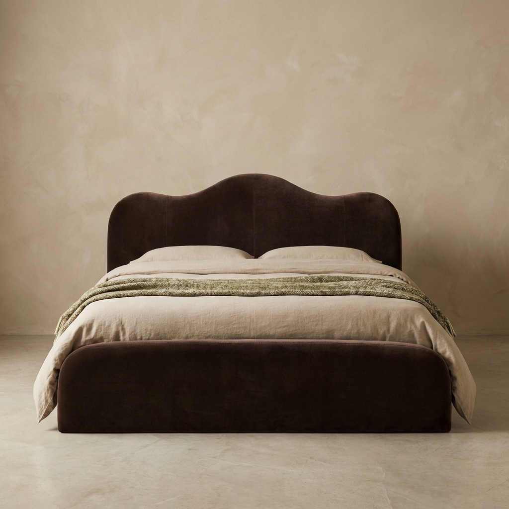 Sculptural & Curved Bed Frame