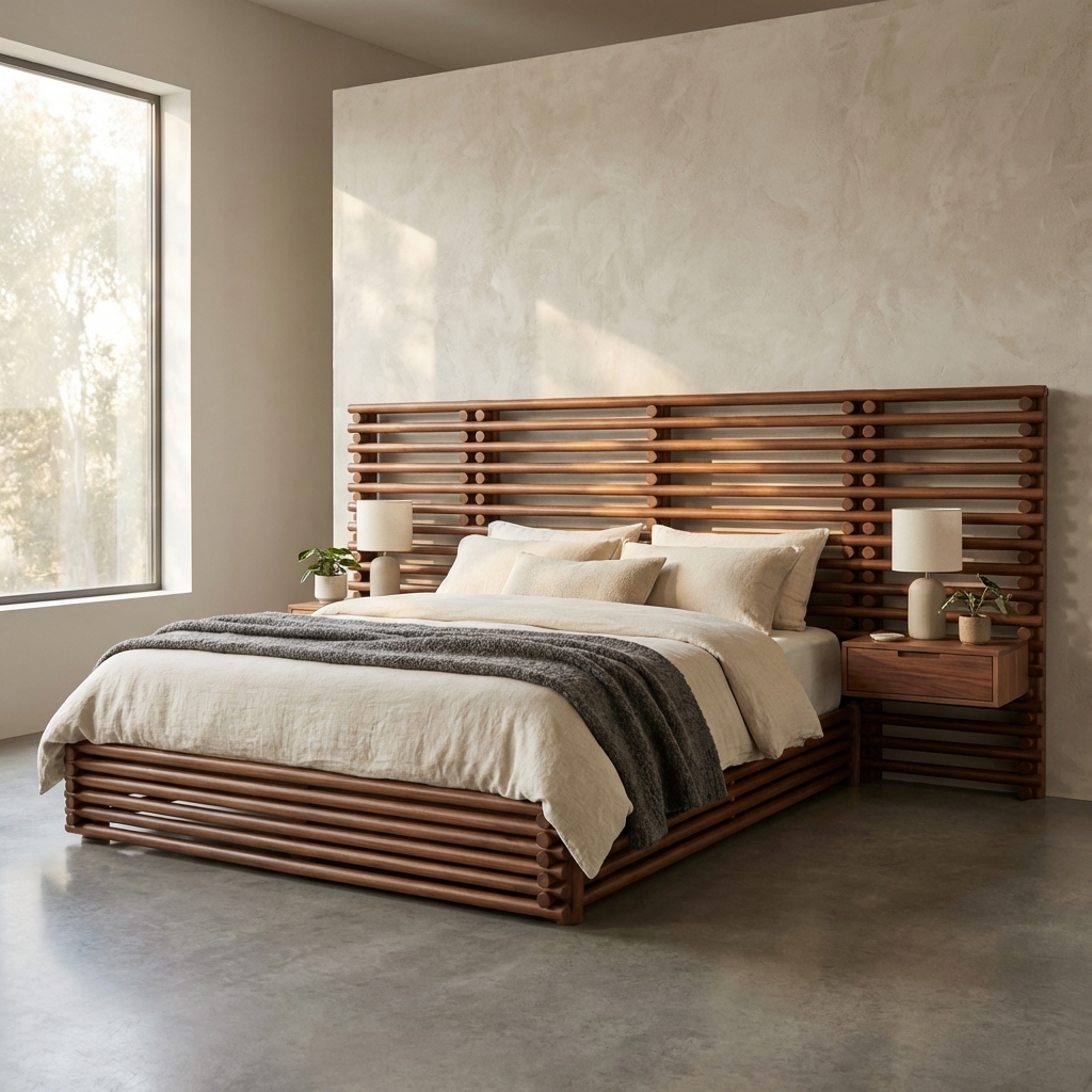 Statement Headboard Bed Frame image 3