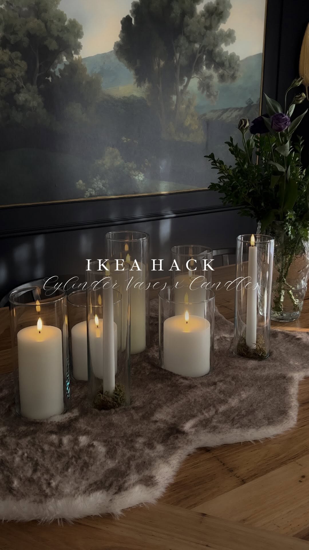 Glass Hurricane Candle Holders 1