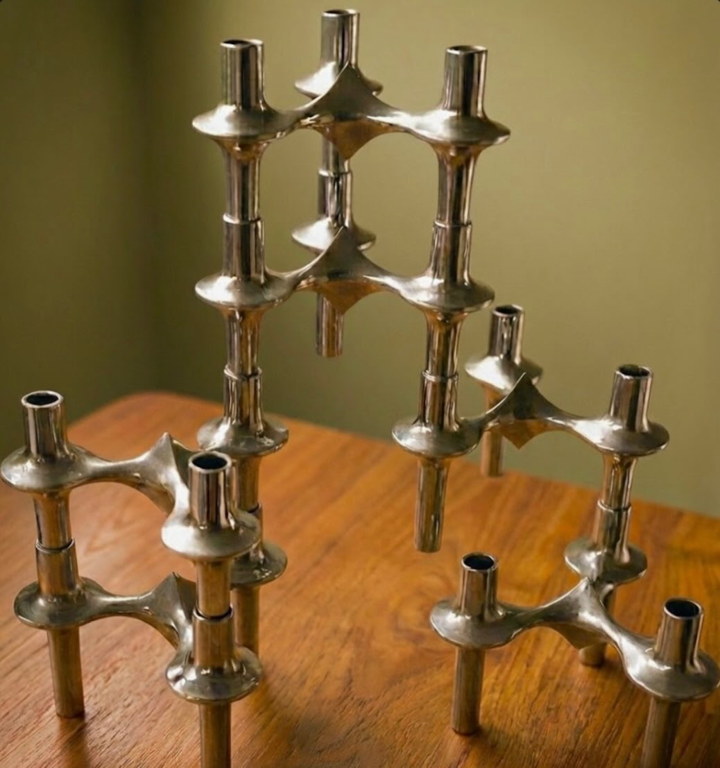 Mid-Century Modern Candle Holders 2