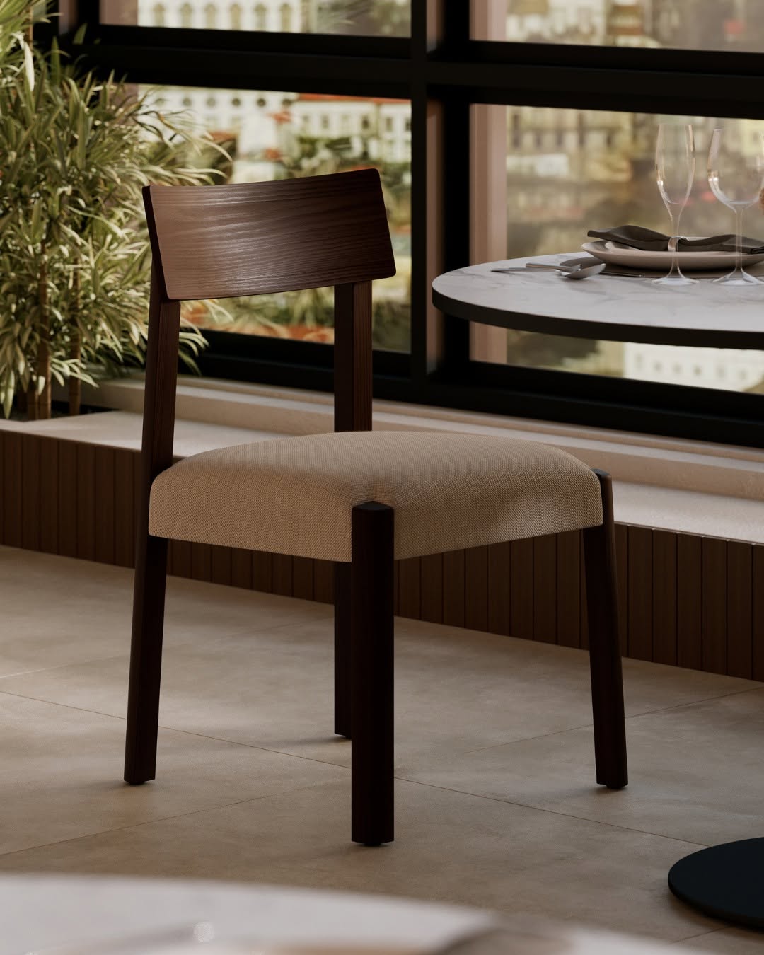 Warm Scandinavian Chair 2